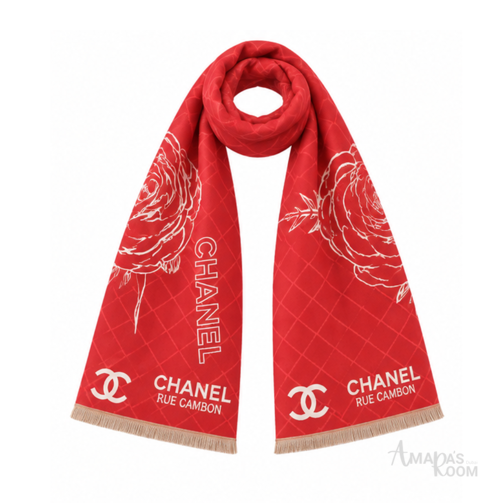 Chanel | Camellia Grid CC Red - View 3