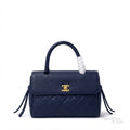 Chanel CC Turn-Lock Handbag – Black - View 1