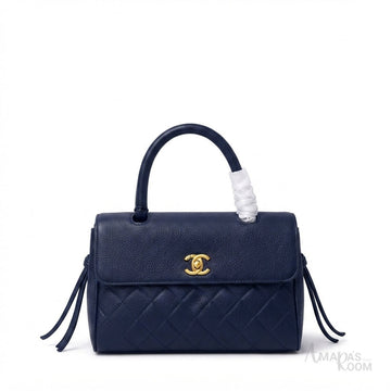 Chanel CC Turn-Lock Handbag – Black - View 1