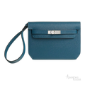 Hermès Depeche 25 Pouch – Bleu Thalassa - View 1