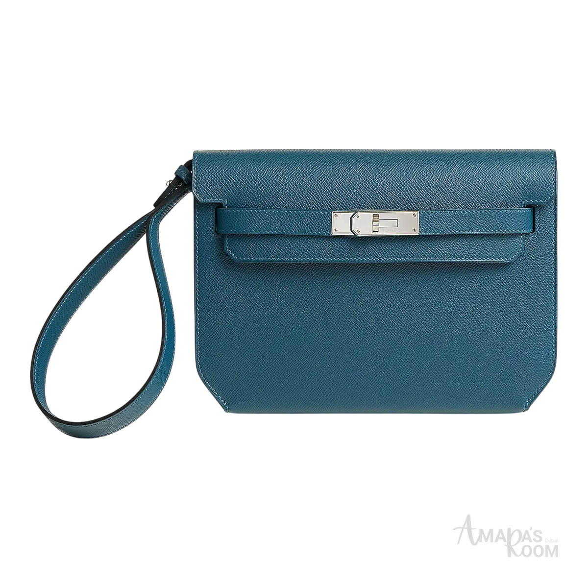 Hermès Depeche 25 Pouch – Bleu Thalassa - View 1