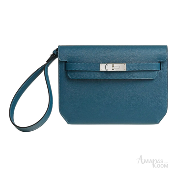 Hermès Depeche 25 Pouch – Bleu Thalassa - View 1