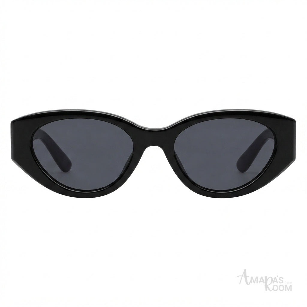 Miu Miu Mu Sunglasses 11WS – Black & Dark Grey Lenses - View 1