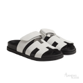Hermès Chypre Sandals – Blanc - View 1