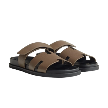 Hermès Chypre Sandals – Étoupe - View 1