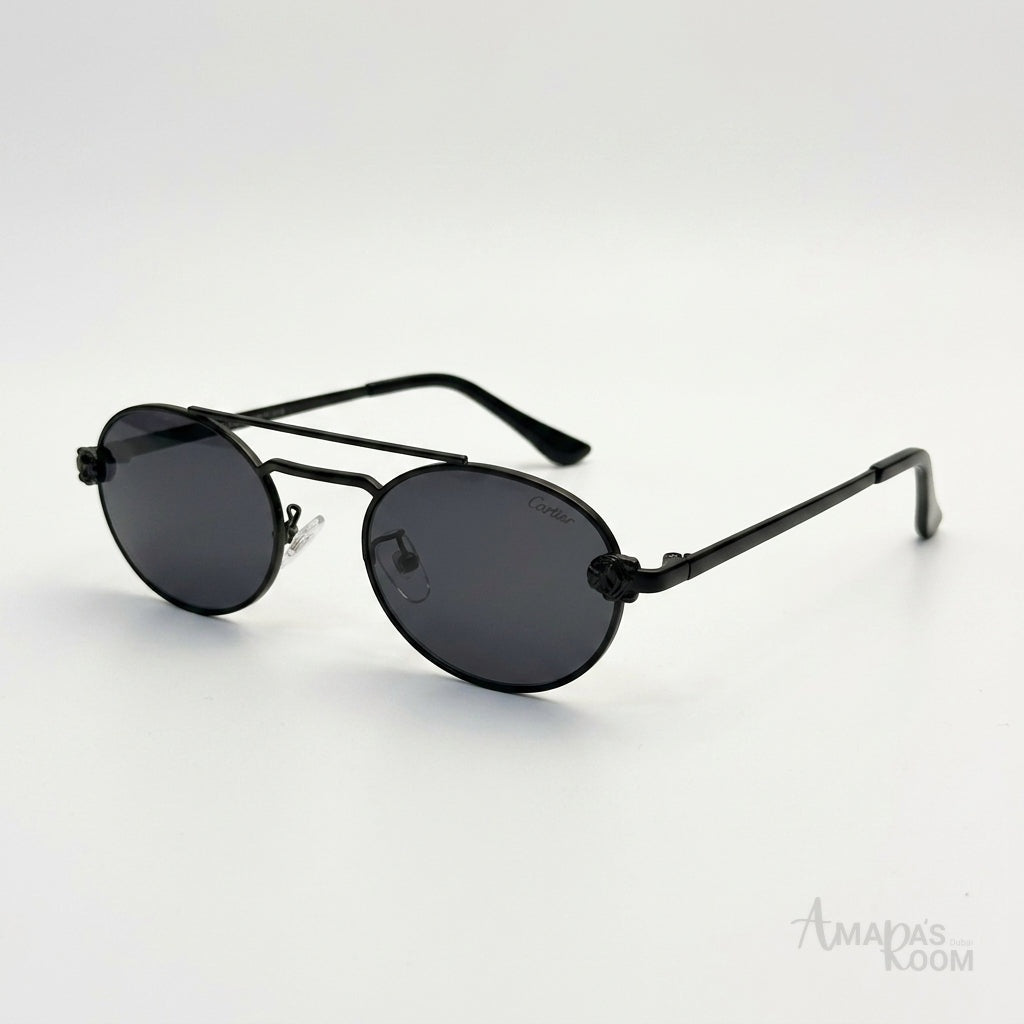 Cartier Sunglasses – Black with Dark Lenses - View 2