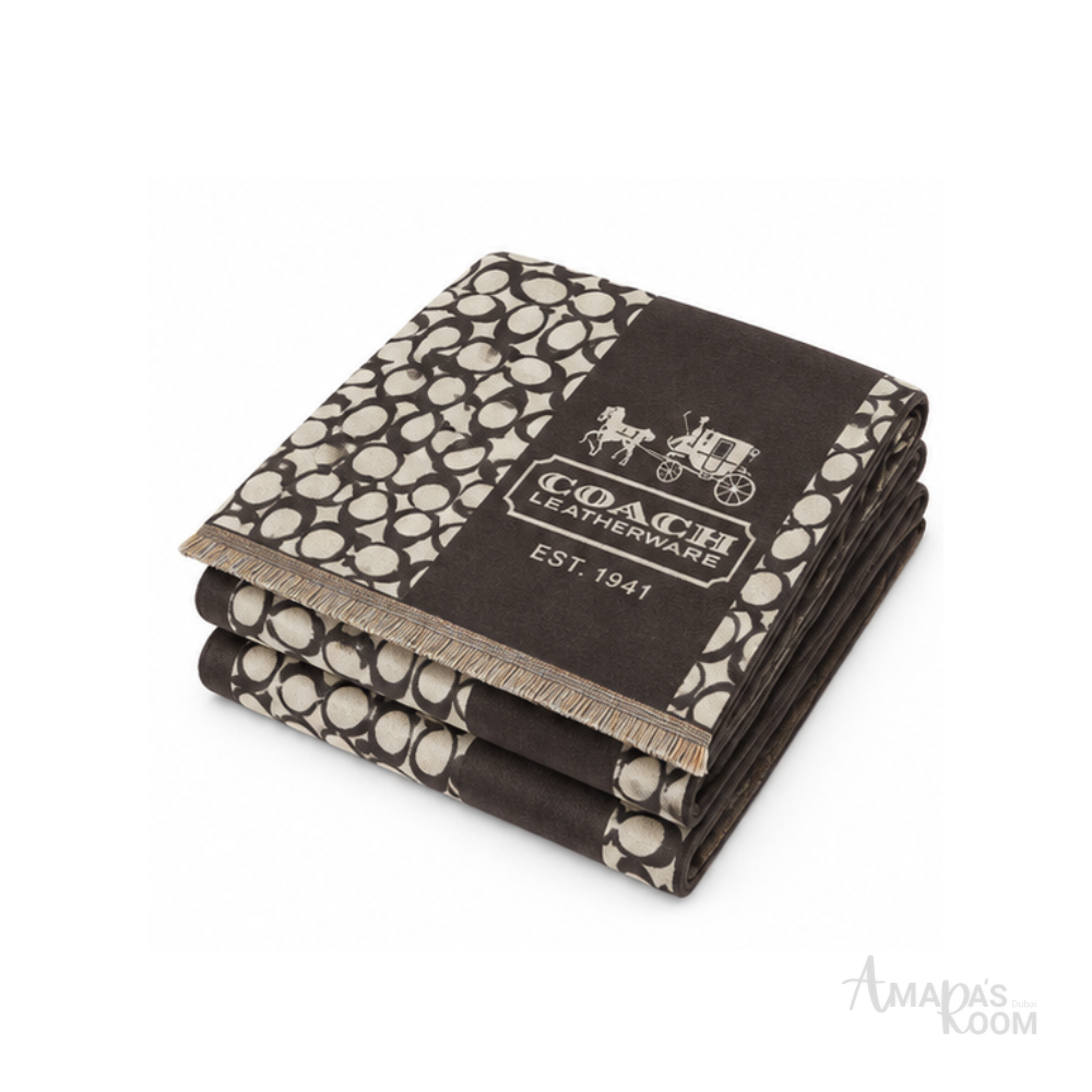 Coach | Signature Jacquard Dark Brown - View 4