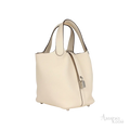 Hermès Picotin Lock 18 Bucket Bag – Nata Clemence Palladium Hardware - View 2
