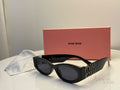 Miu Miu Mu Sunglasses 11WS – Black & Dark Grey Lenses - View 3