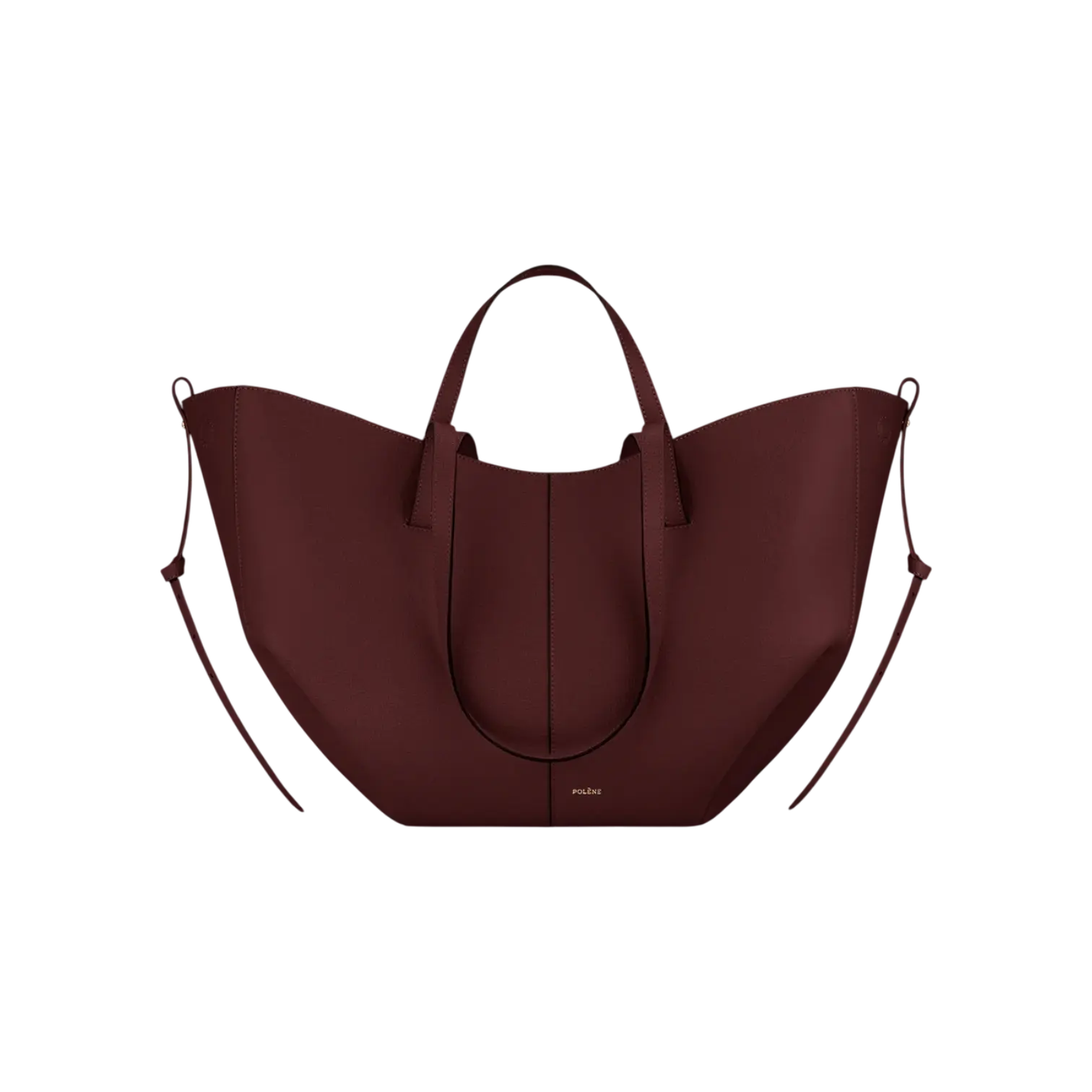 Polène Cyme Tote Bag – Black Cherry - View 1