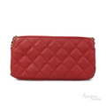 Chanel Double Zip Clutch – Red - View 3