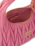MIUMIU Wander Shoulder Bag in Matelassé Nappa Leather 