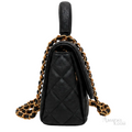 Chanel Bag | Coco Handle Small Flap Bag – Black (Quilted caviar leather with gold-tone hardware)