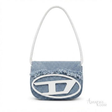 Diesel 1DR Shoulder Bag – Light Blue Denim - View 1