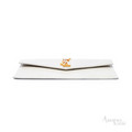 Saint Laurent Uptown Chain Wallet – White - View 2