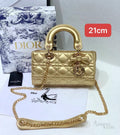 Dior Lady D-Joy Quilted Leather Bag – Gold - View 5