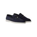 Loro Piana Summer Charms Loafers – Argo Blue Melange - View 1