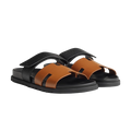 Hermès Chypre Sandals – Naturel H / Noir - View 1