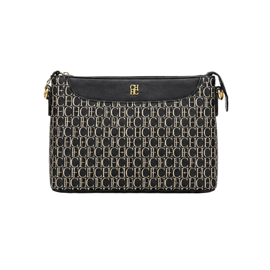 Carolina Herrera Bag CH Logo Black
