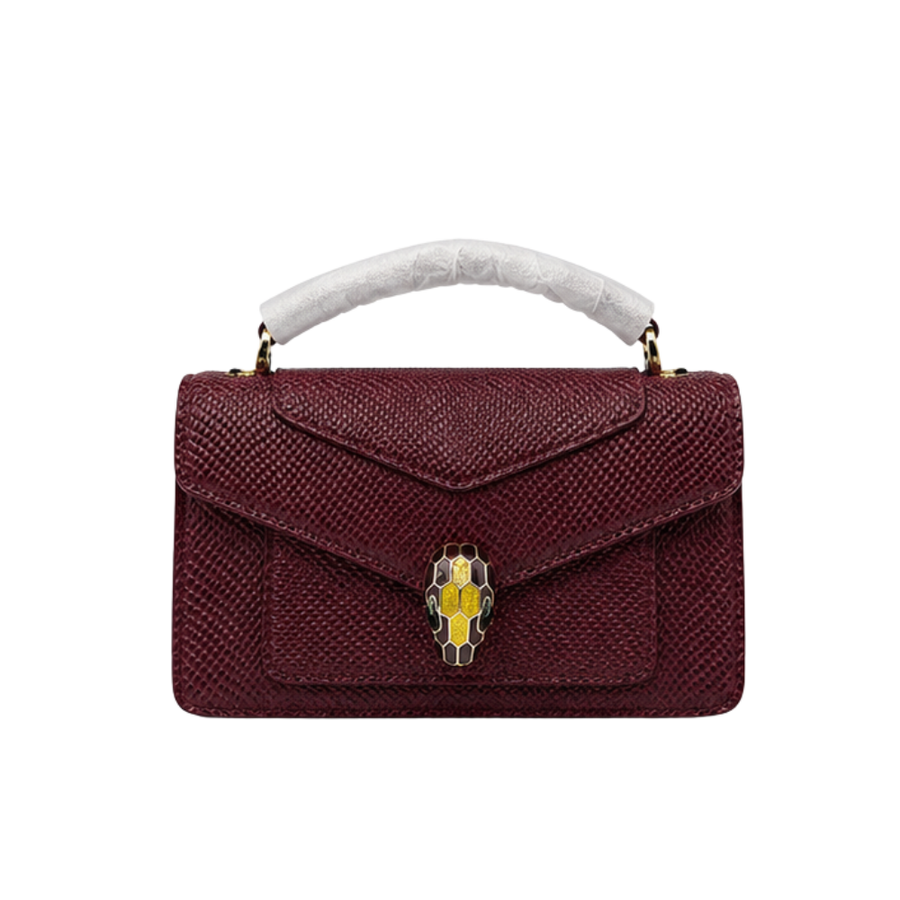 Bvlgari Bag Serpenti Forever Burgundy