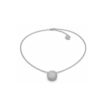 Versace Jewelry | Crystal Pavé Medusa Sphere Necklace
