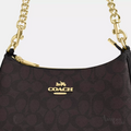 Coach Teri Shoulder Bag – Black Canvas - View 4