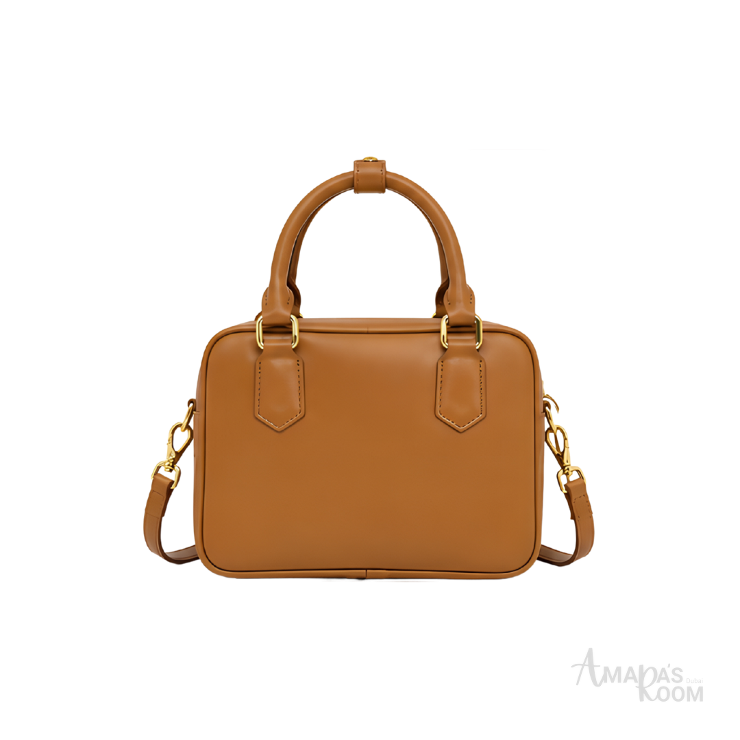 Miu Miu Arcadie Leather Bag – Light Brown - View 4