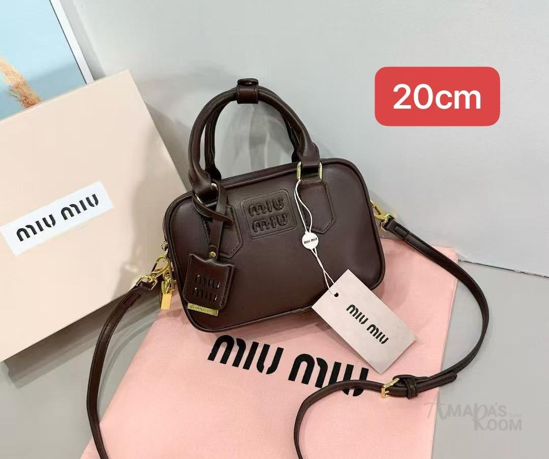 Miu Miu Bag Arcadie Leather Top Handle – product view