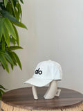 Alo Yoga | White Off-Duty Adjustable Baseball Cap with Black Logo - View 5