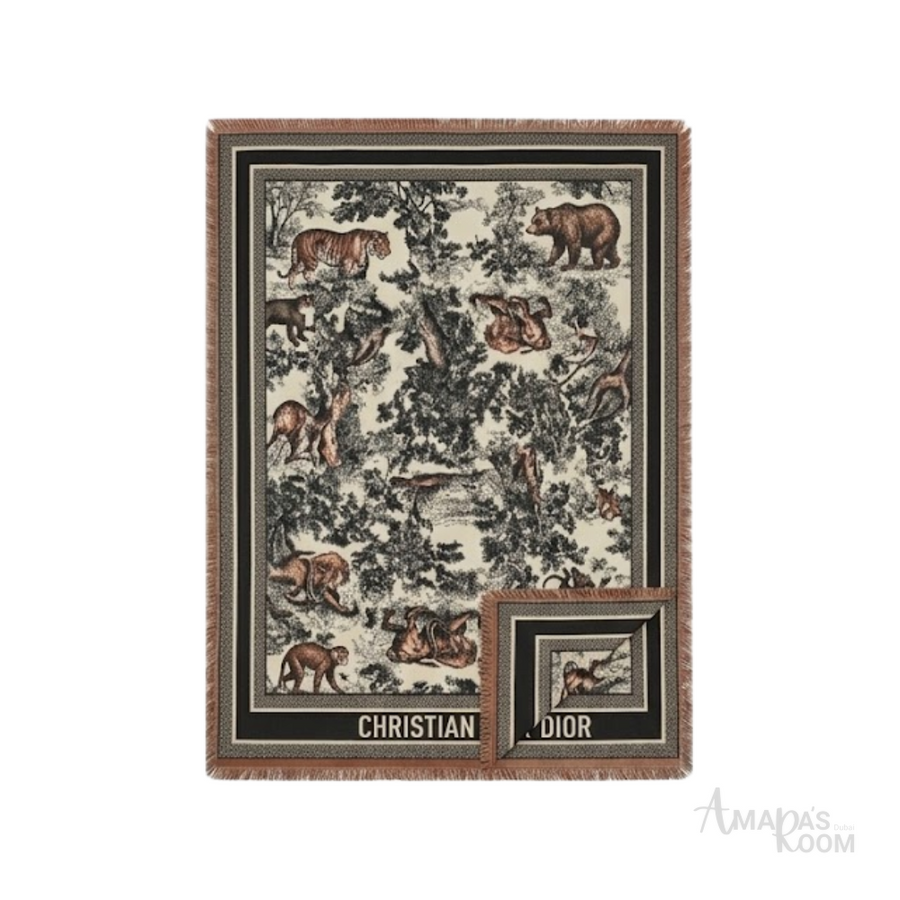 Dior Scarf | Toile De Jouy Black/Ivory