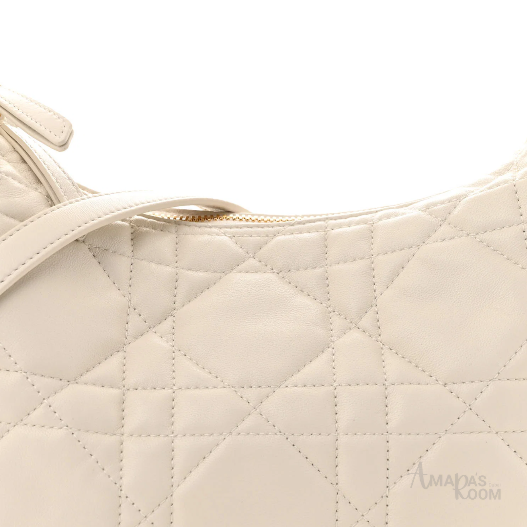 Dior D-Dream Bag – Latte White Macrocannage - View 5