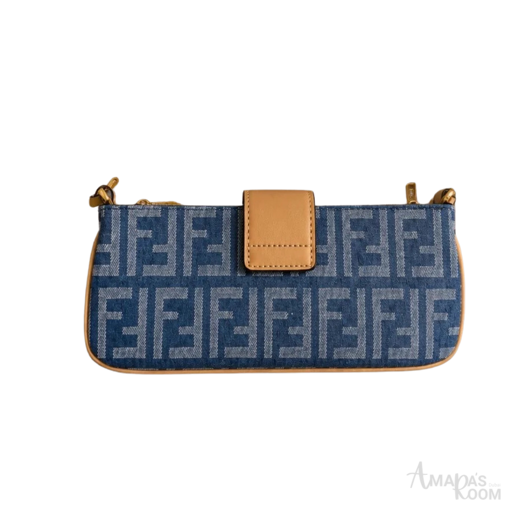 Fendi Baguette Bag – Blue - View 2