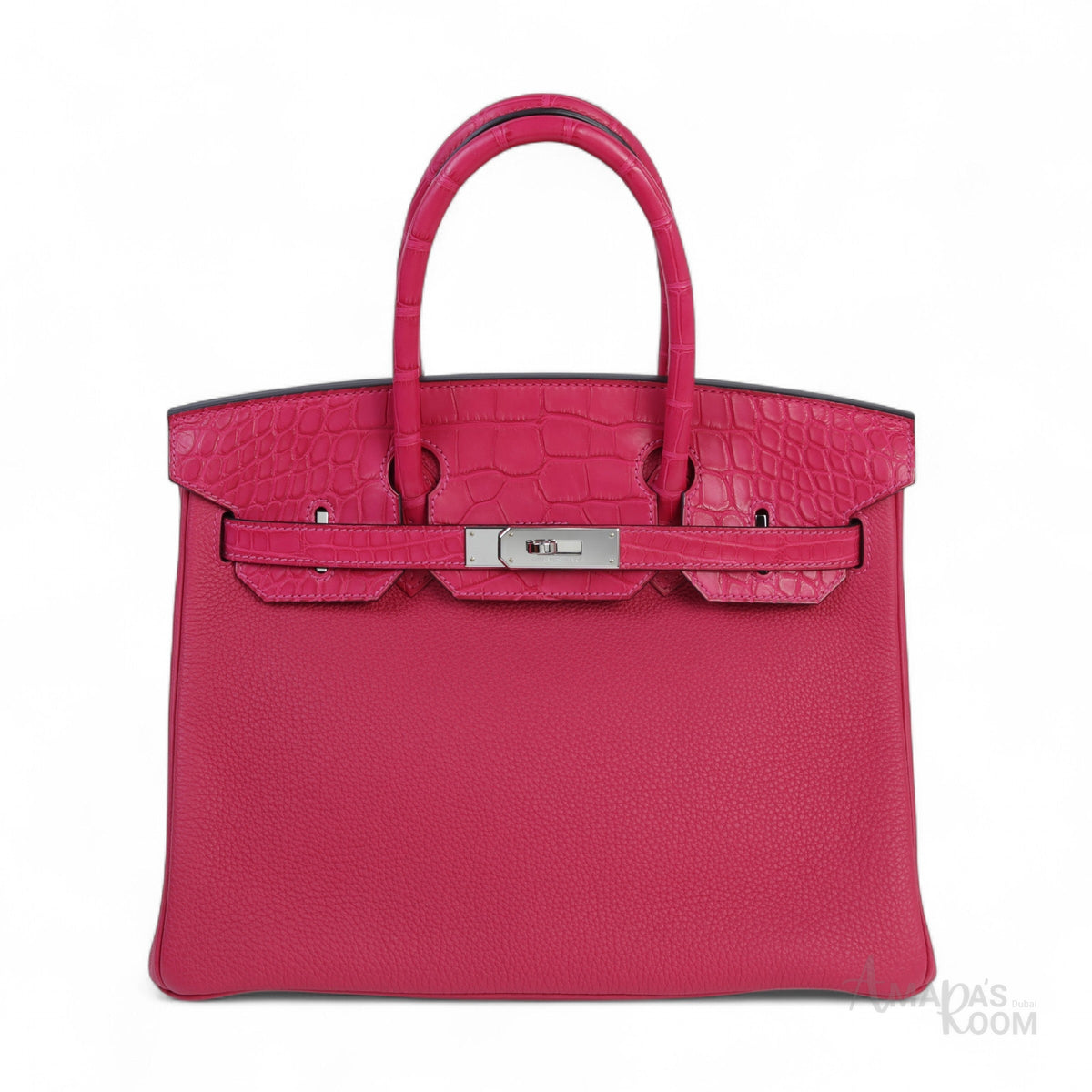 Hermès Bag | Birkin 25 Crocodile Framboise Pink