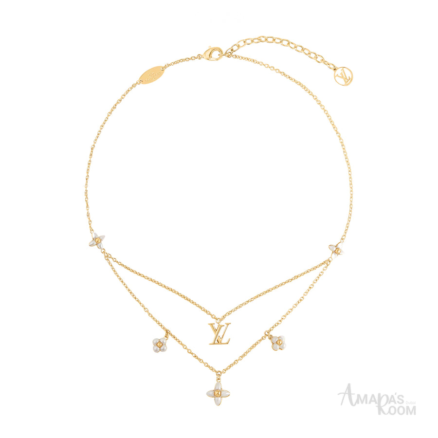 Louis Vuitton Jewelry | Gold LV Floragram Necklace
