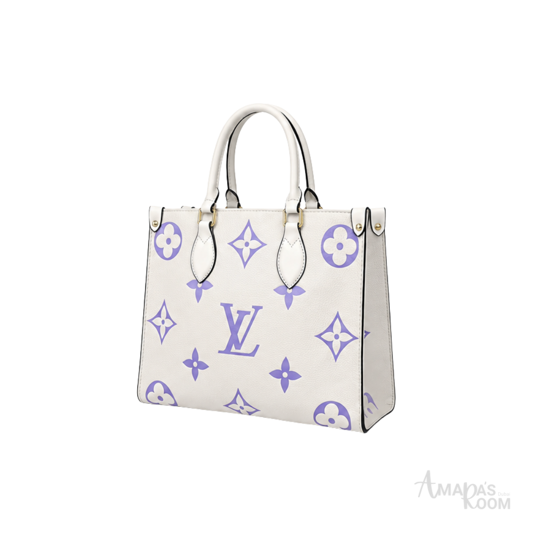 Louis Vuitton OnTheGo Tote Bag – Cream & Purple - View 2