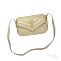 Saint Laurent Toy Loulou Crossbody Bag – Gold - View 1