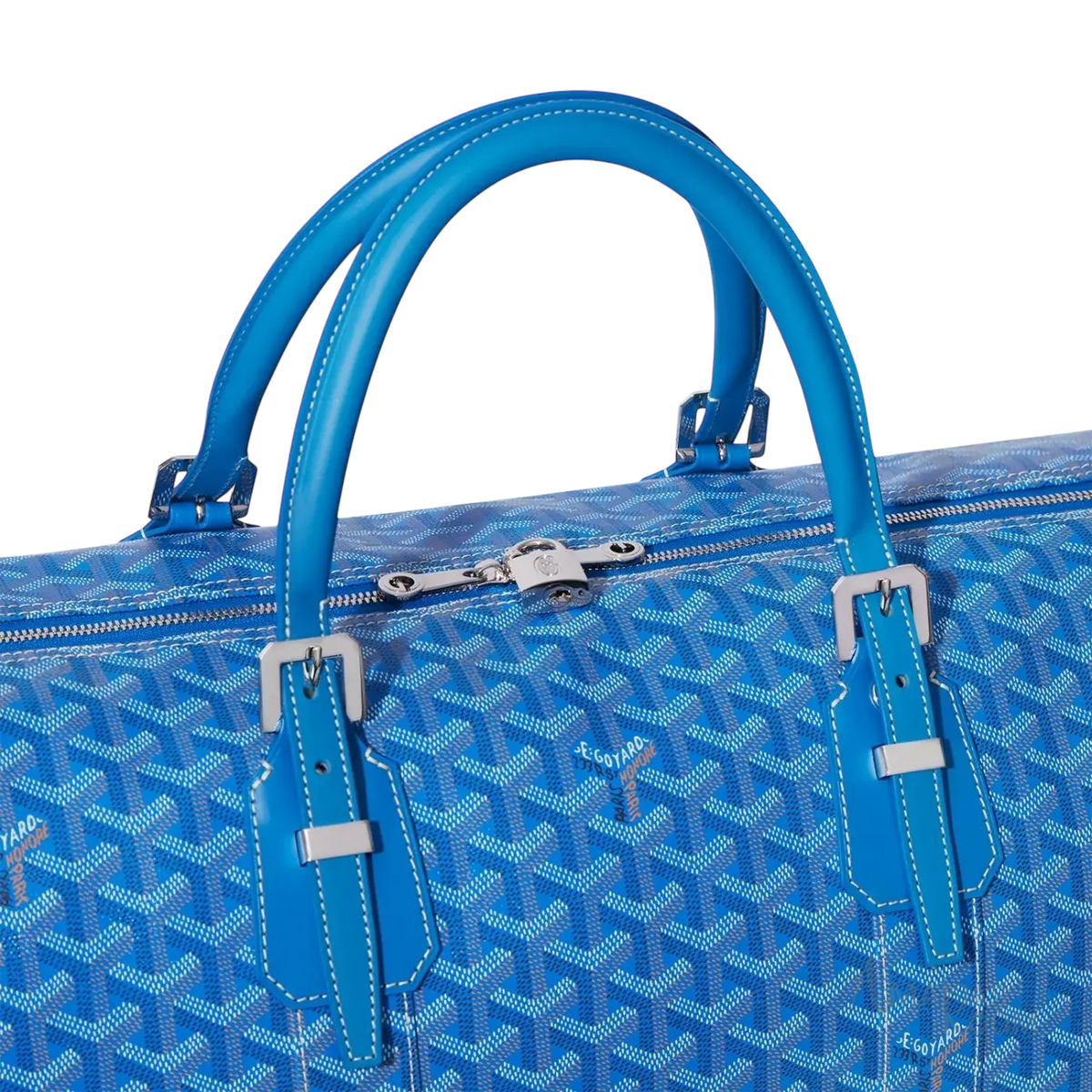 Goyard Boston 50 Bag Sky Blue - View 2