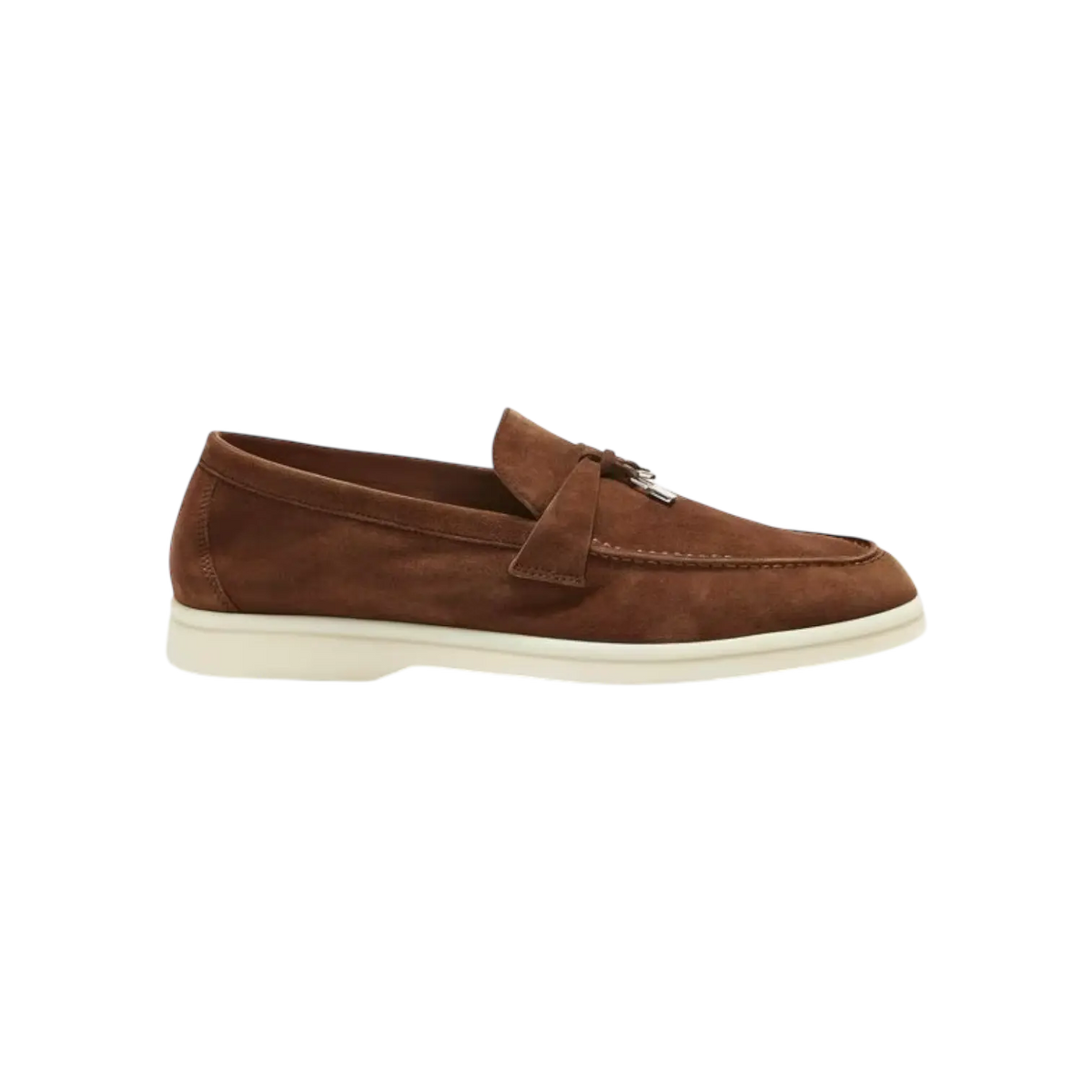 Loro Piana Summer Charms Loafers – Saddle Brown - View 2