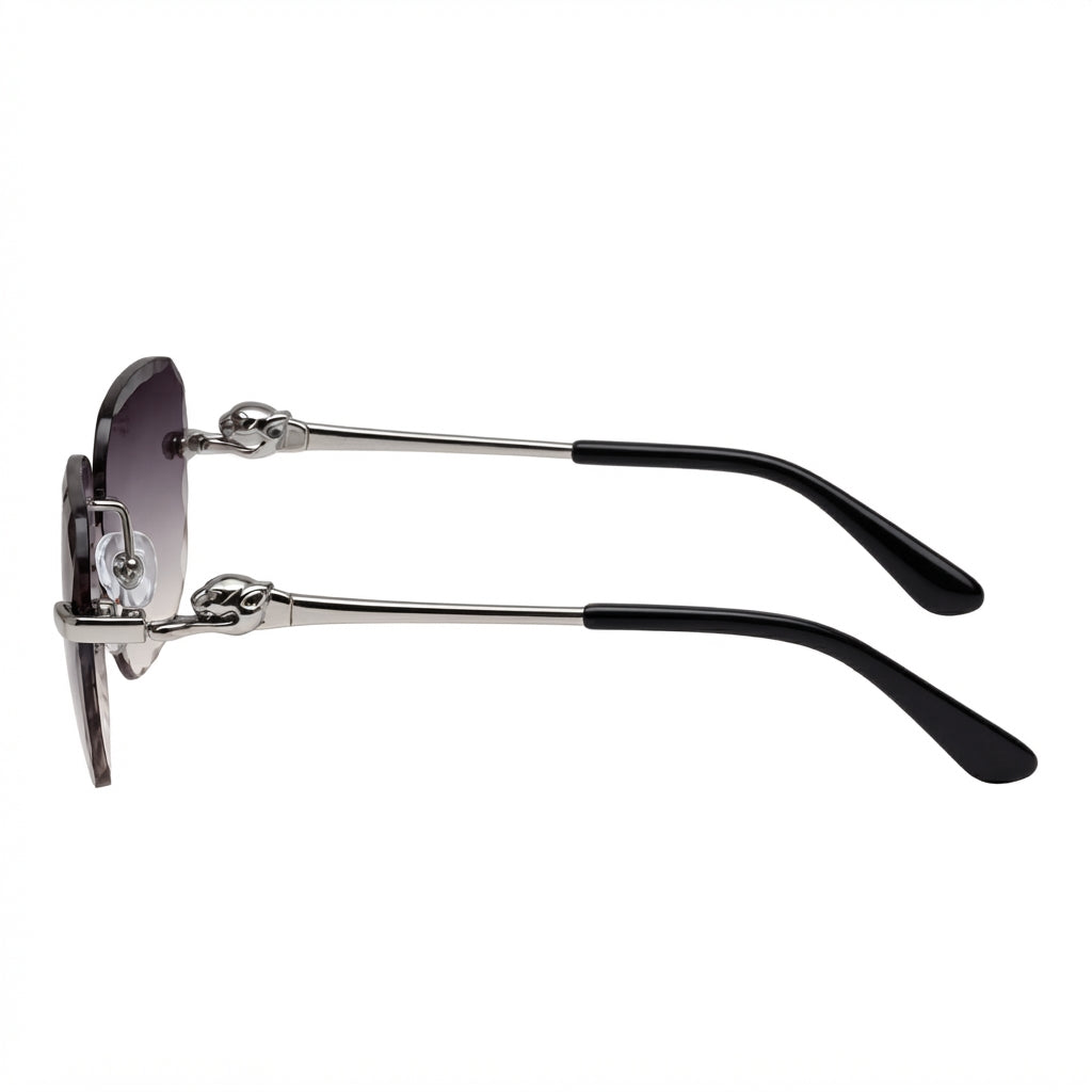 Cartier Sunglasses Rimless Diamond Cut – Gradient Lens - View 2