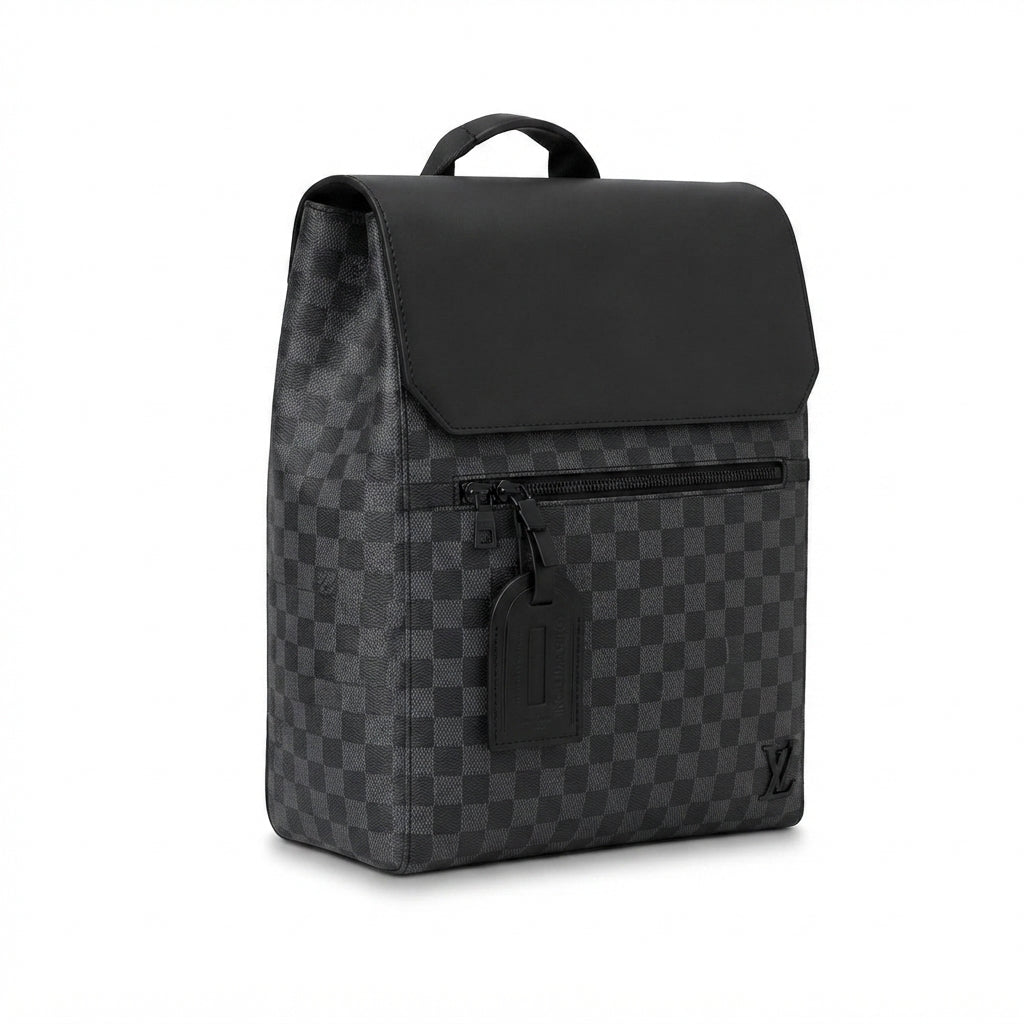 Louis Vuitton Backpack – Grey & Black - View 1