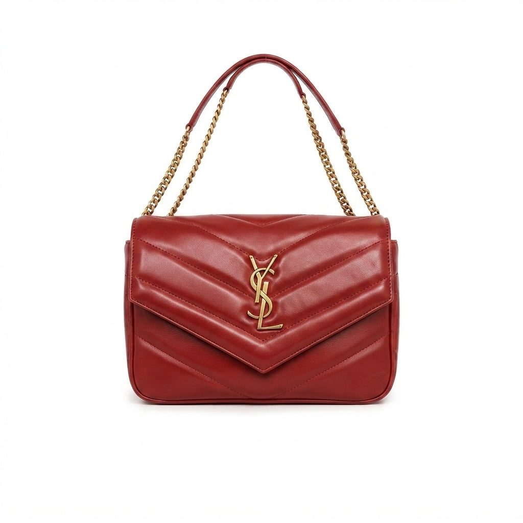 Saint Laurent Loulou Toy Bag – Red - View 1