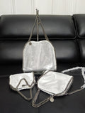 Stella McCartney Falabella Bag – White & Silver - View 5