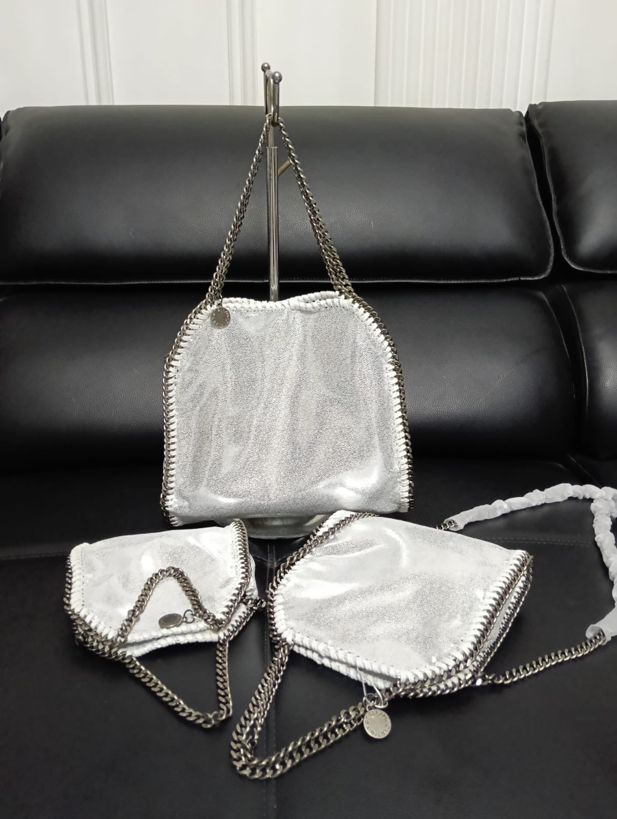 Stella McCartney Falabella Bag – White & Silver - View 5