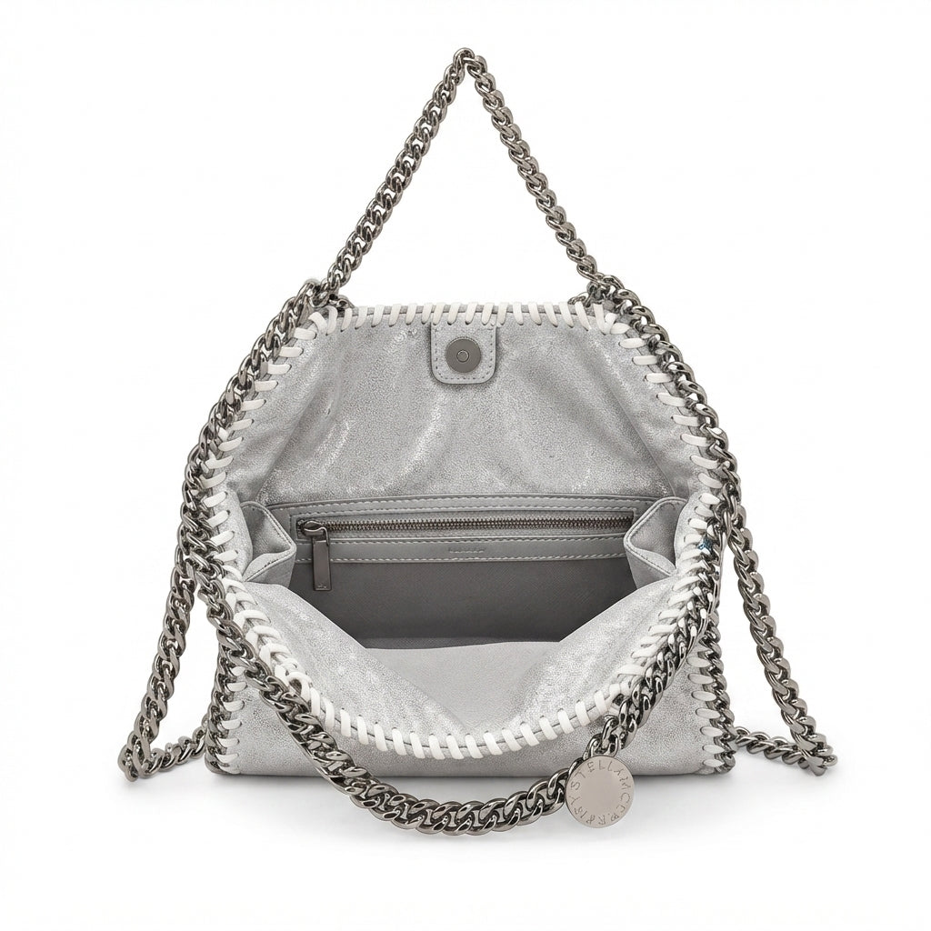 Stella McCartney Falabella Bag – White & Silver - View 3
