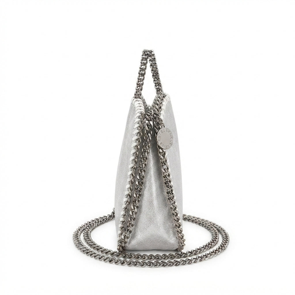 Stella McCartney Falabella Bag – White & Silver - View 4