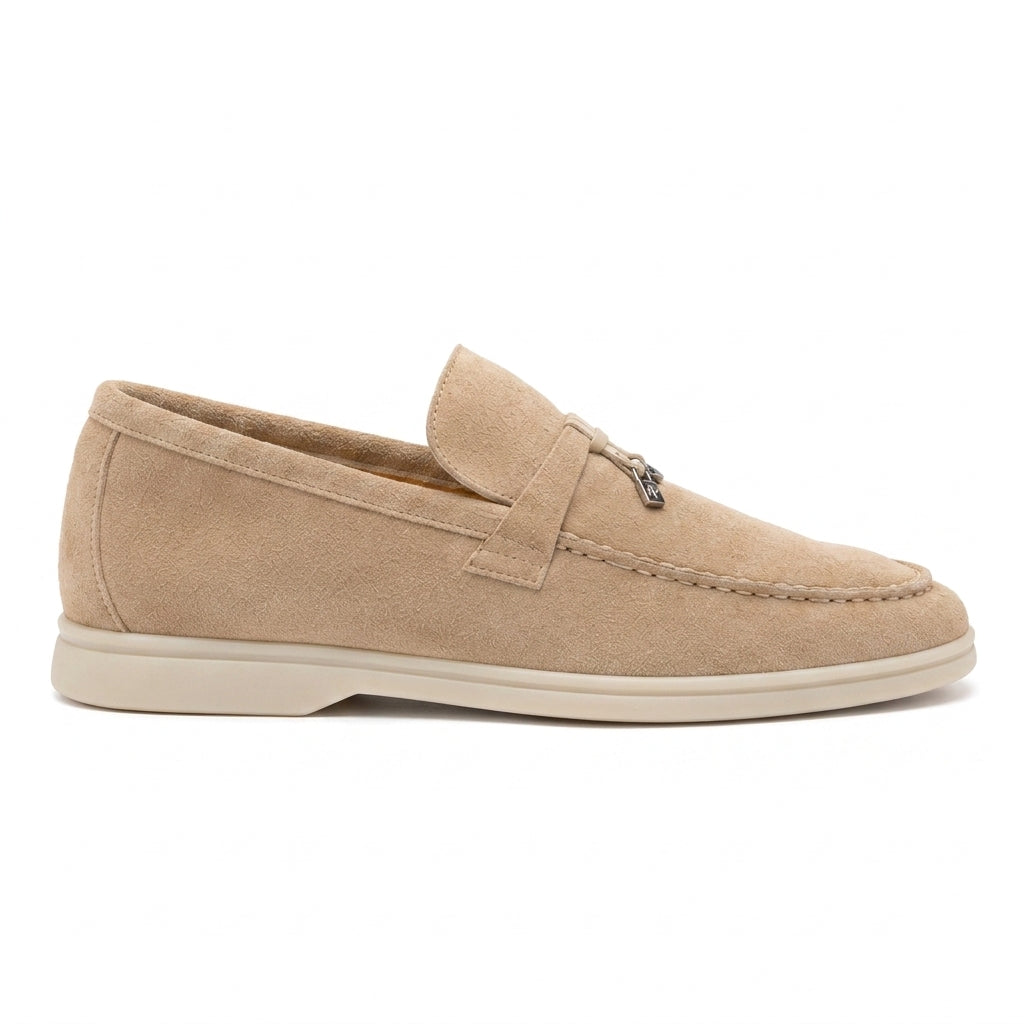 Loro Piana Suede Sneakers – Beige - View 1