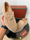 Loro Piana Suede Sneakers – Beige - View 4