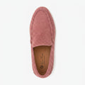 Loro Piana Suede Slip-On Loafers – Pink - View 1