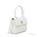 Chanel CC Turn-Lock Bag – White - View 3