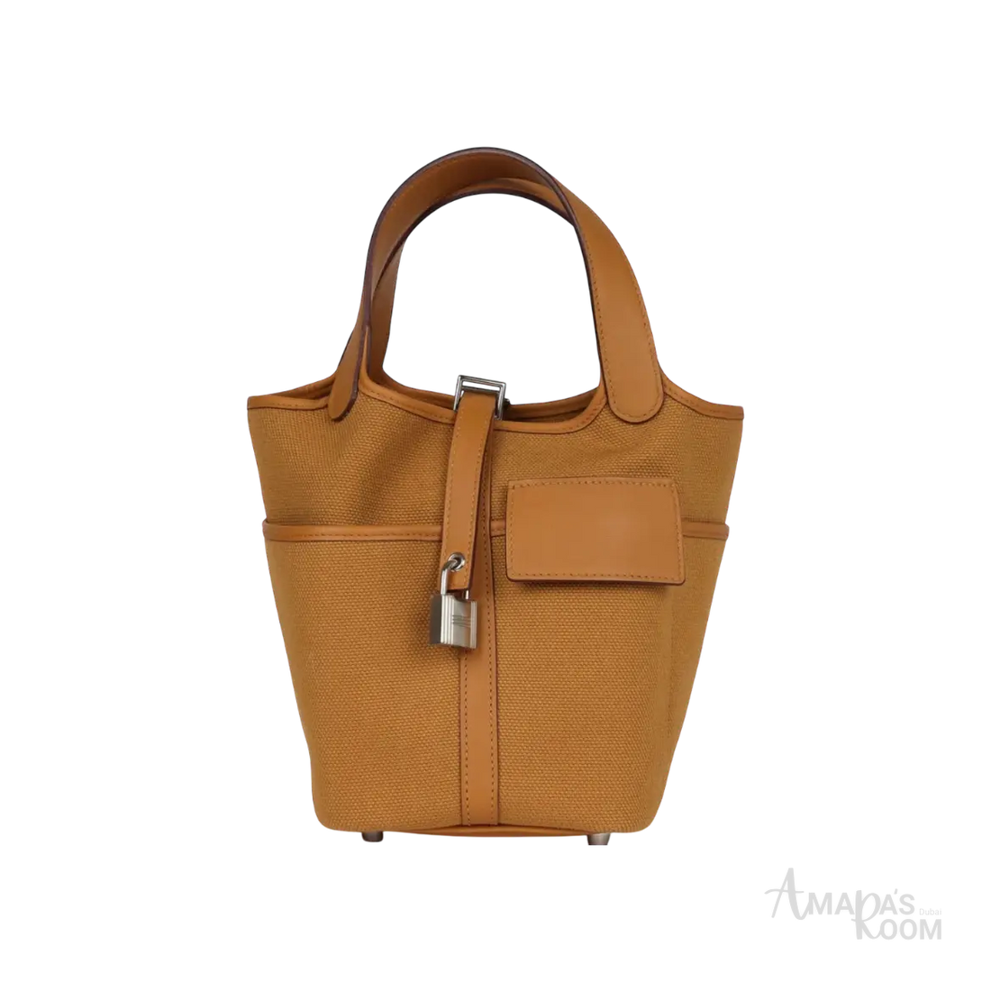 Hermès Picotin Cargo 18 Sesame Swift / Toile Canvas Palladium Hardware - View 1